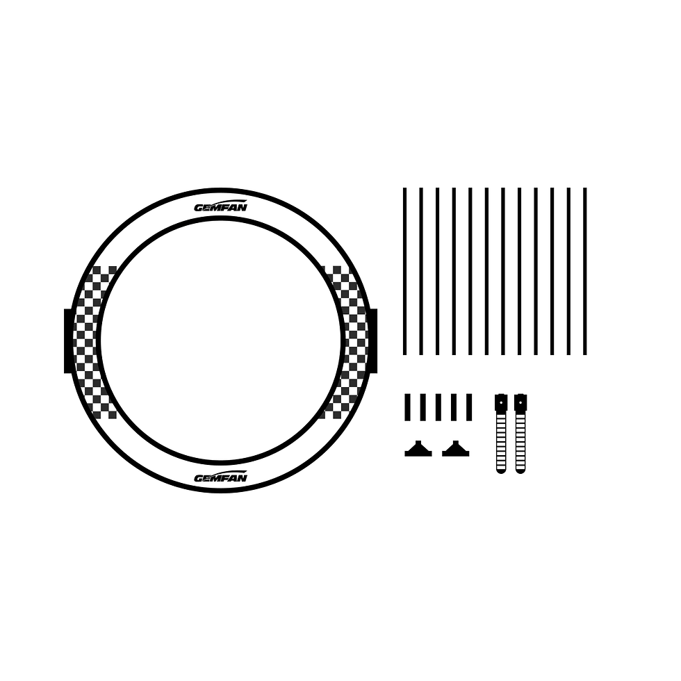 Thumbnail: GEMFAN Race Gate Circle 78cm w/Base Stand