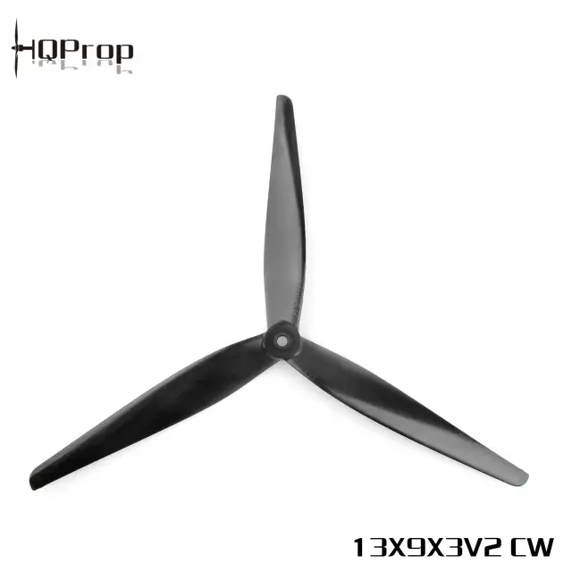 HQ X-Class Prop 13X9X3V2R(CW) Black-Carbon Reinforced Nylon