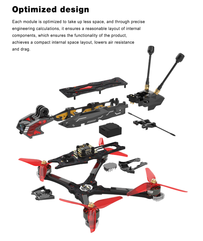 Thumbnail: Axisflying MANTA 5 PRO DC HD BNF Ready-to-Fly Drone 6S DJI O3 VTX/GPS/ELRS