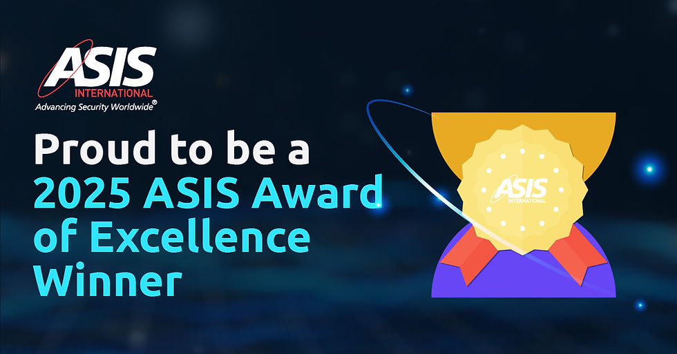 Proud to be an ASIS Award of Excellence winner!
