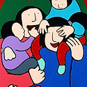 FamilyFamily, 80x117cm, 캔버스에 아크릴, 2015.jpg