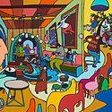 책보는날,130x162cm, 캔버스에 아크릴, 2018.jpg