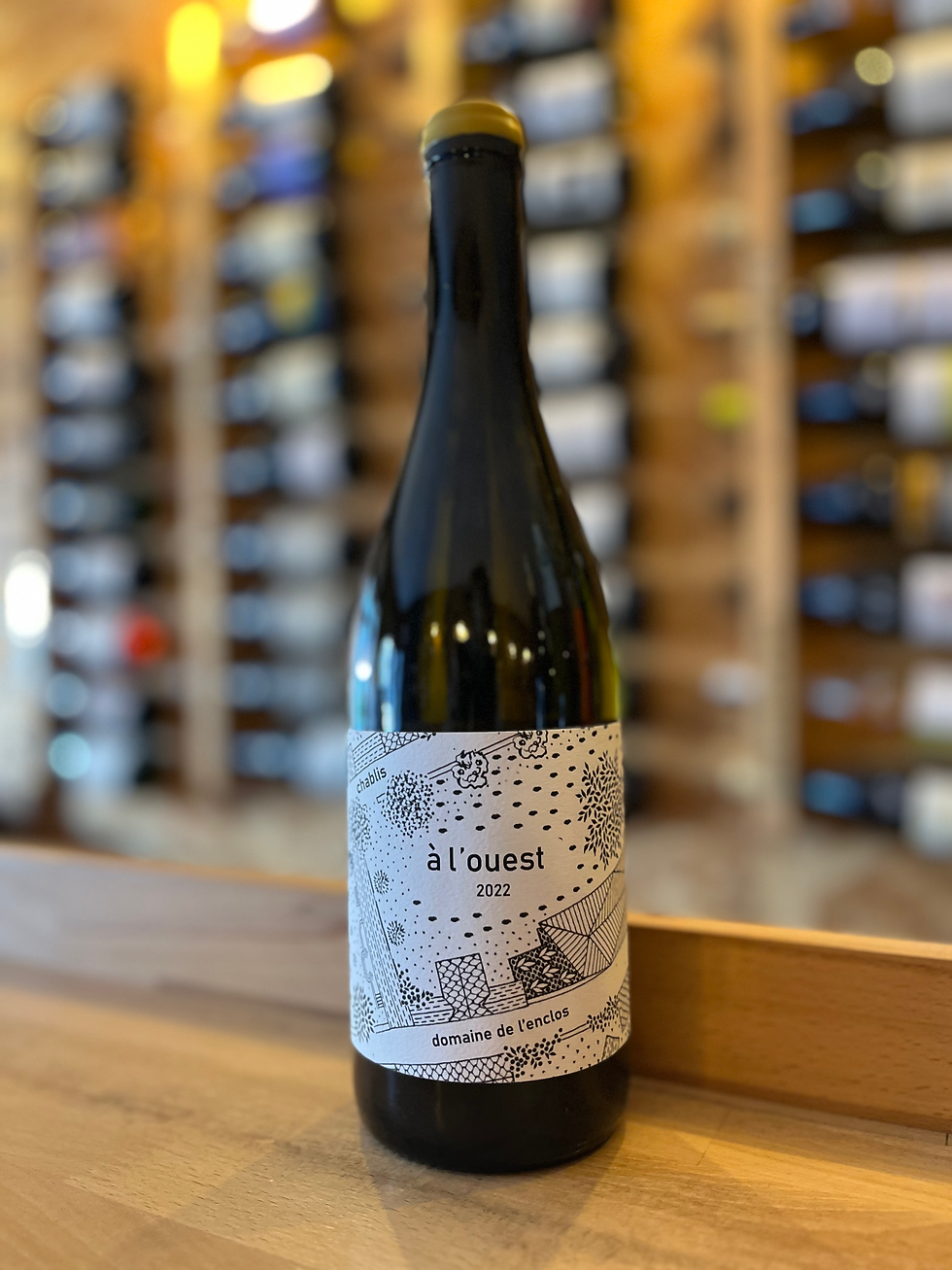 Blanc, Chablis, Domaine De L’Enclos, À L’Ouest