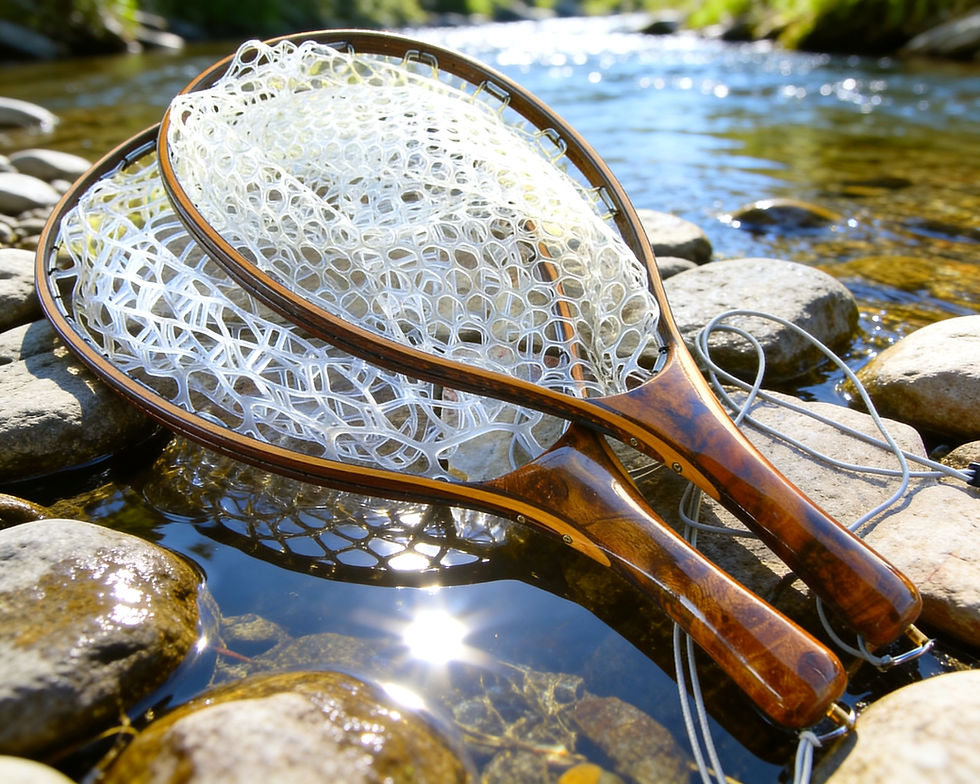 wood landing net