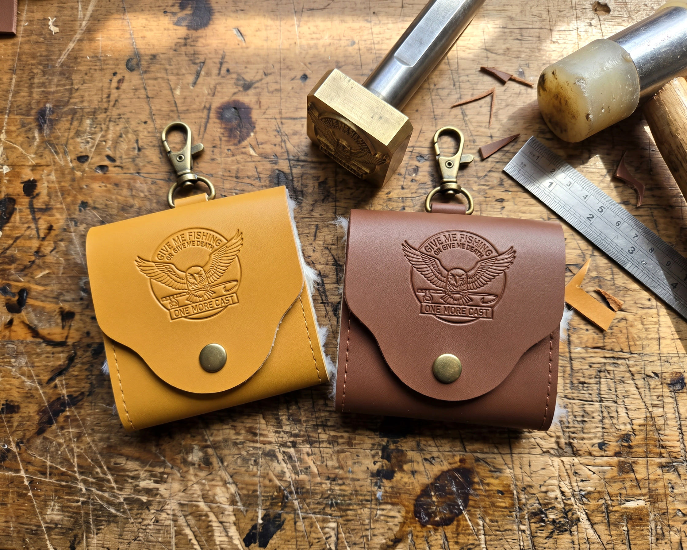 eagle fly fishing wallet