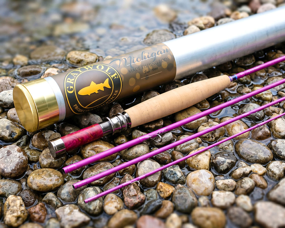 UL trout rod - pink