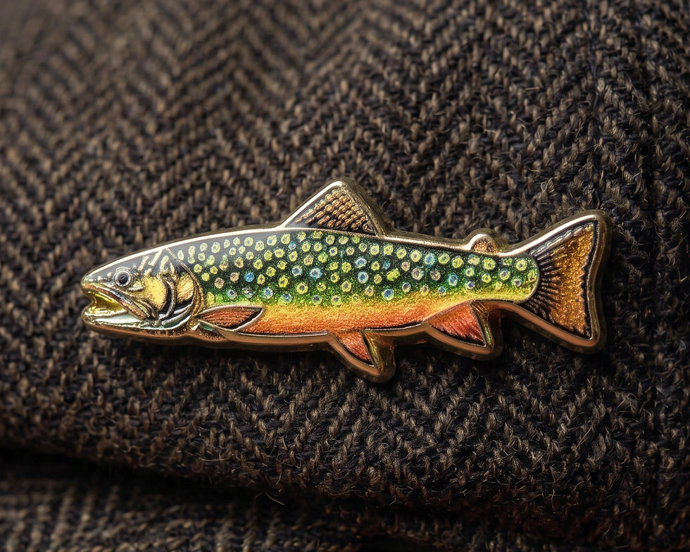 brook trout pin