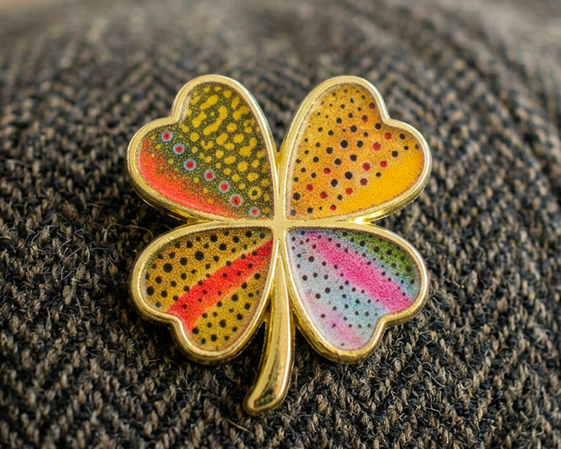 fishing cap pin