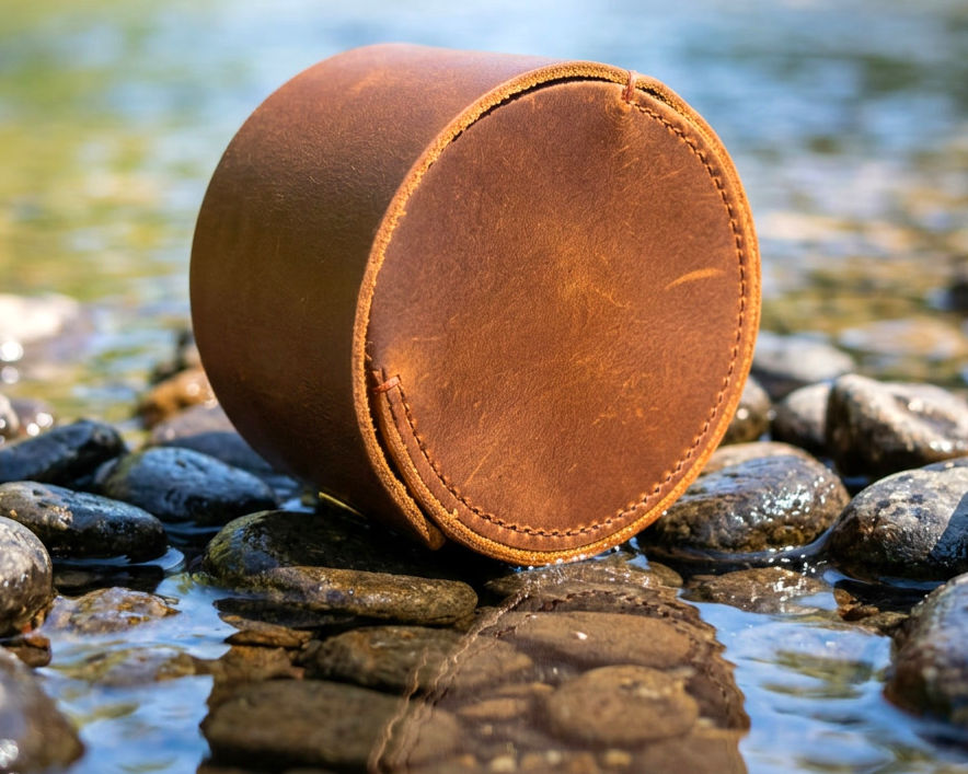 Thumbnail: leather reel case