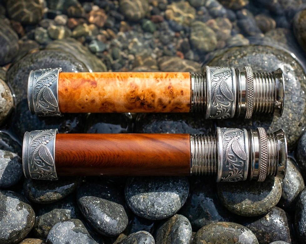 mayfly etched reel seat