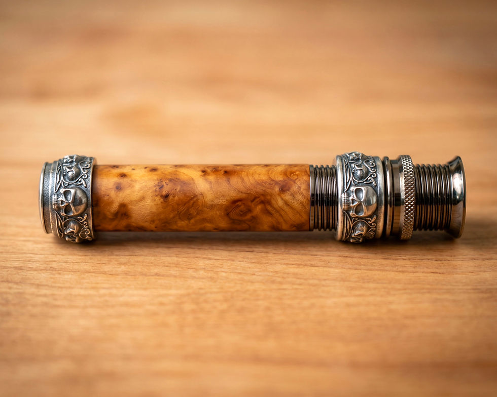 Thumbnail: skull engraved reel seat