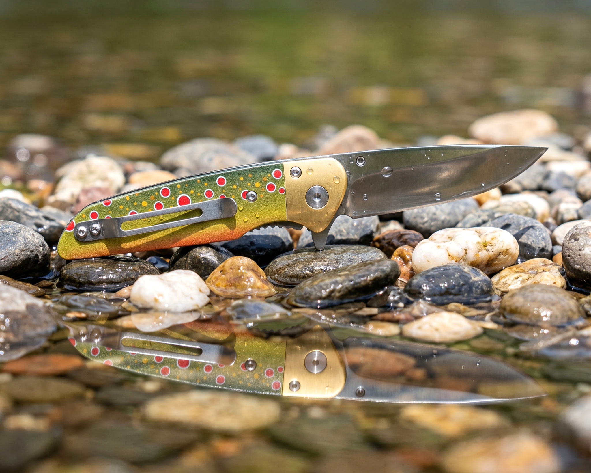 brookie pattern pocket knife
