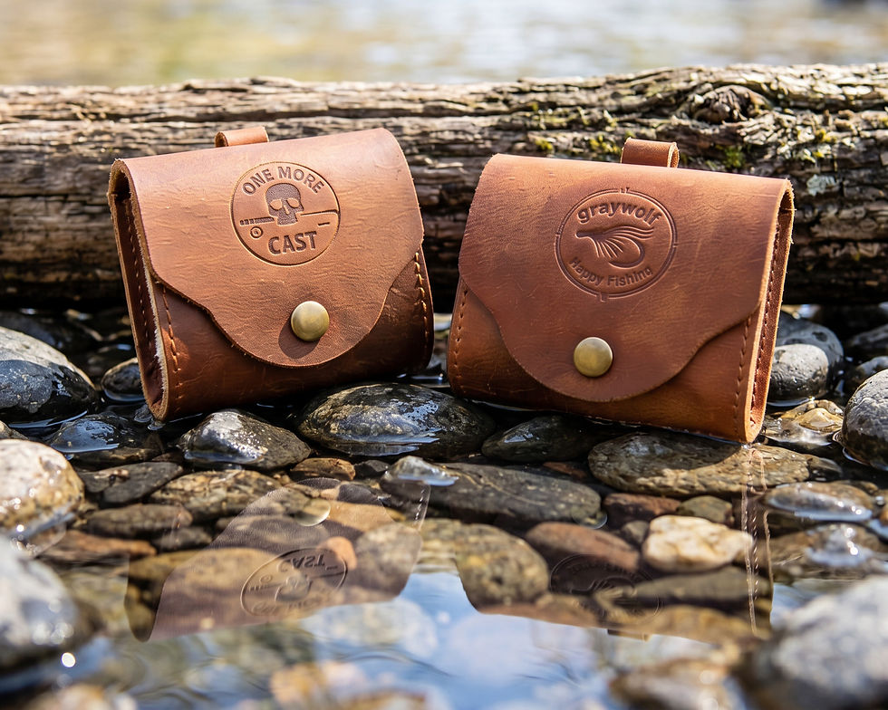 leather fly wallet