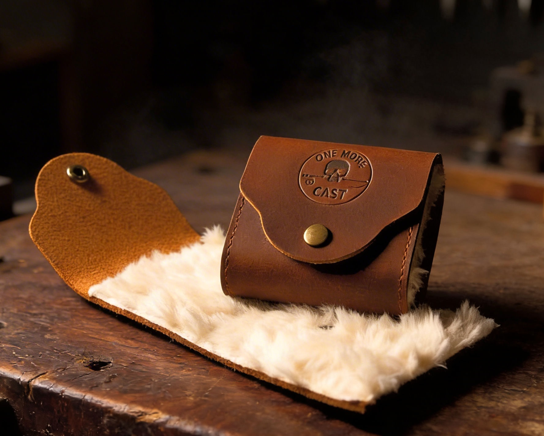leather fly case
