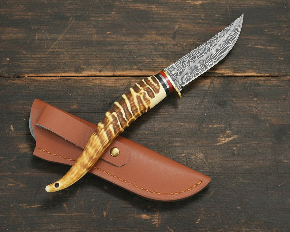 Thumbnail: stag horn knife