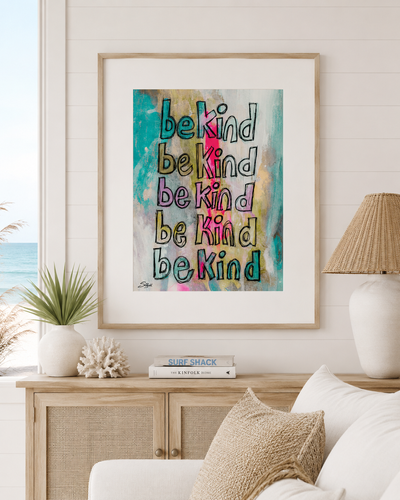 絵画 BE KIND Be Kind Art Print | sophia-buddenhagen