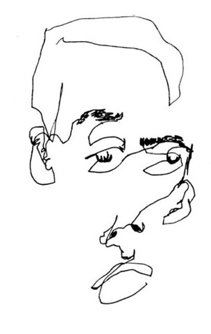 Contour drawing examples