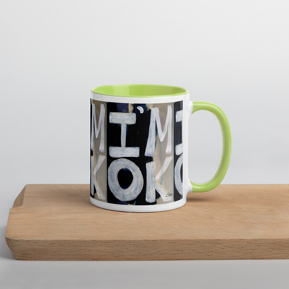 I’M Okay motivational art mug