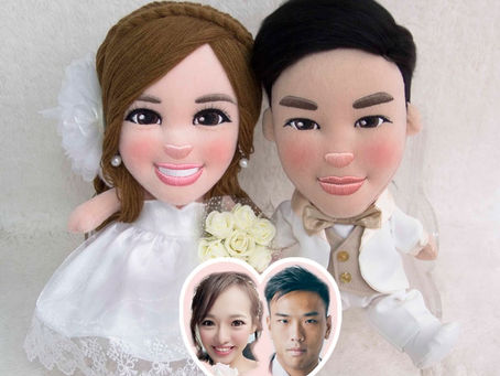 用真人版婚禮娃娃,留下最溫暖的幸福回憶 💑