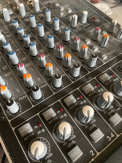 Sleek and powerful audio mixer with intuitive controls, perfect for creating a symphony of sounds in any setting.