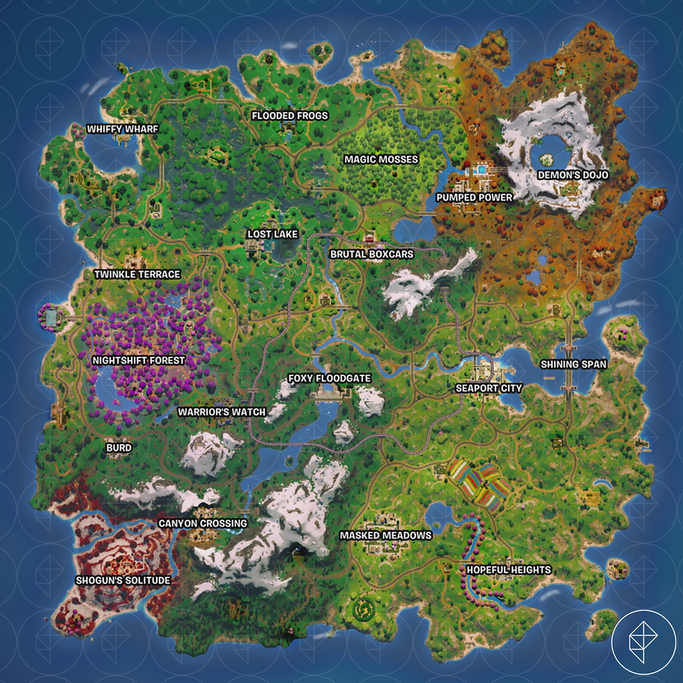 Fortnite chapter 6 season 1 island new locations
