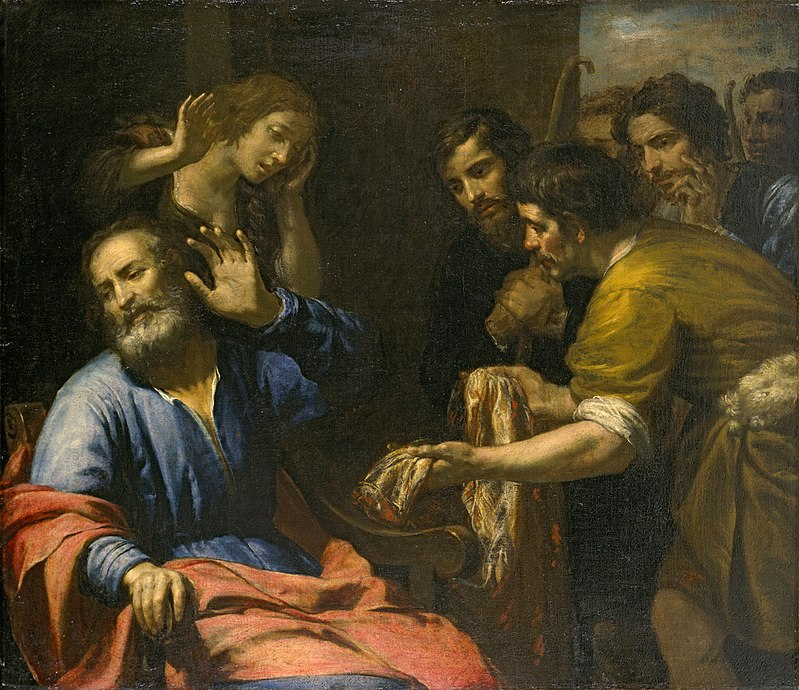 Joseph's Coat Brought to Jacob by Giovanni Andrea de Ferrari, c. 1640