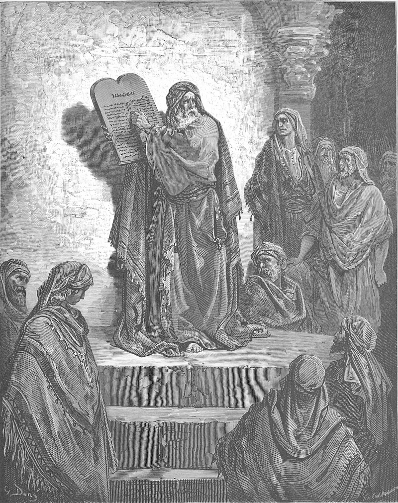 Ezra Reads the Law to the People (Gustave Doré's illustrations for La Grande Bible de Tours, 1866)