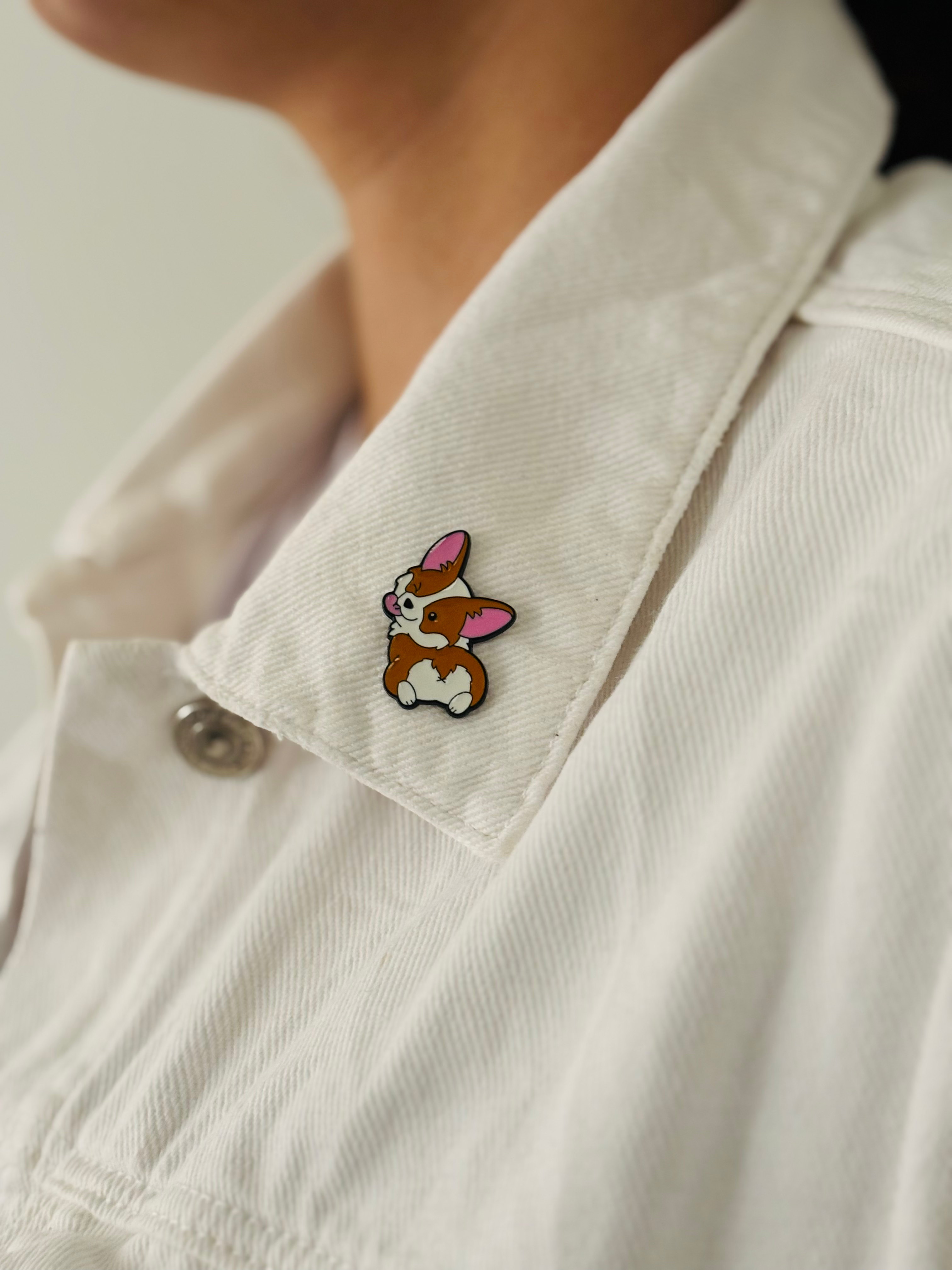 Funny Pin's - Corgi Gallois