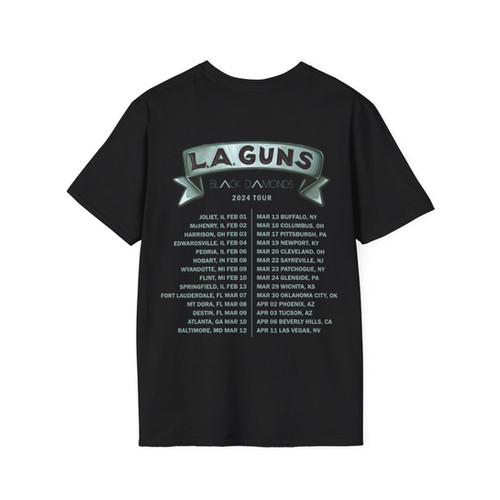 L.A. Guns 2024 Tour Shirt | LA Guns Merchandise