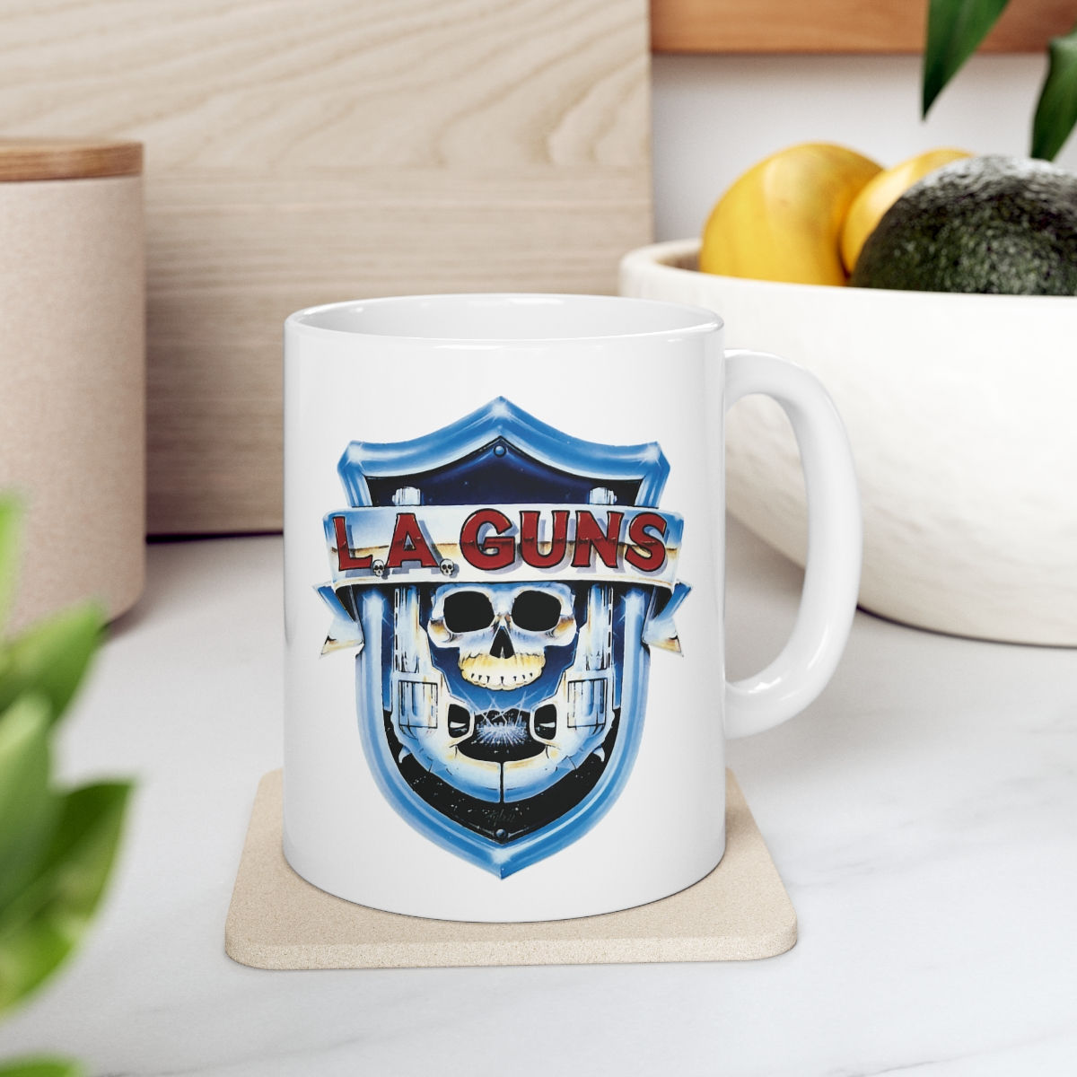 L.A. Guns Classic Logo Ceramic Mug 11oz