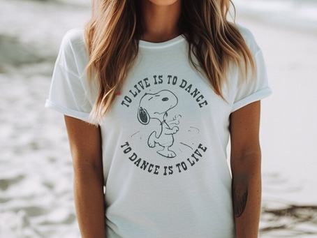 Youth snoopy to live is to dance shirt