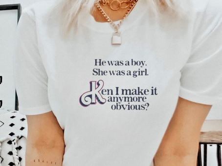 Official Official He Was A Boy She Was A Girl Ken T Shirt