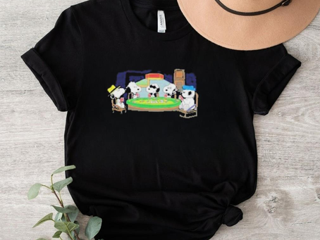 Scott Cawthon Peanuts Snoopy Poker Shirt