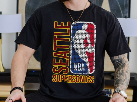 Seattle Supersonics NBA logo shirt