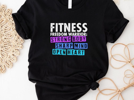 Warrior Strong Body, Sharp Mind, Open Heart Shirt: Unleash Your Fitness Freedom – Empower Your Fitne