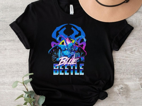 Earth Protector Blue Beetle Shirt: Stylish and Sustainable Apparel for Eco-conscious Individuals
