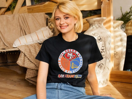 San Francisco 49ers San Francisco Giants San Francisco Warriors Logo T shirt