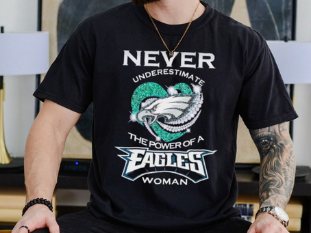 Never underestimate the power of a Eagles woman shirt