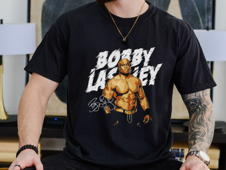 Bobby Lashley professional wrestler name signature shirt