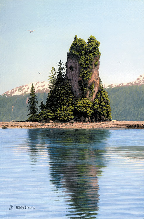 New Eddystone Rock (East View) | alaskanart