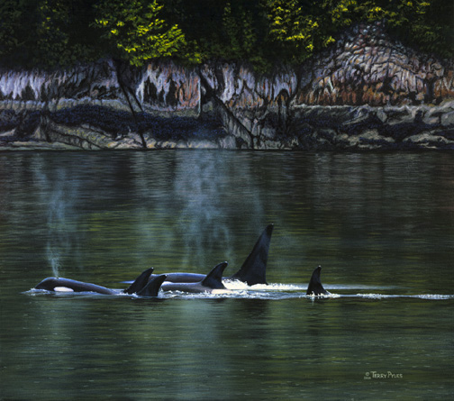 Alaskan Art showcases the art of Alaskan wildlife artist Terry Pyles