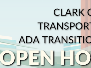 Clark County Transportation ADA Transition Plan Open House