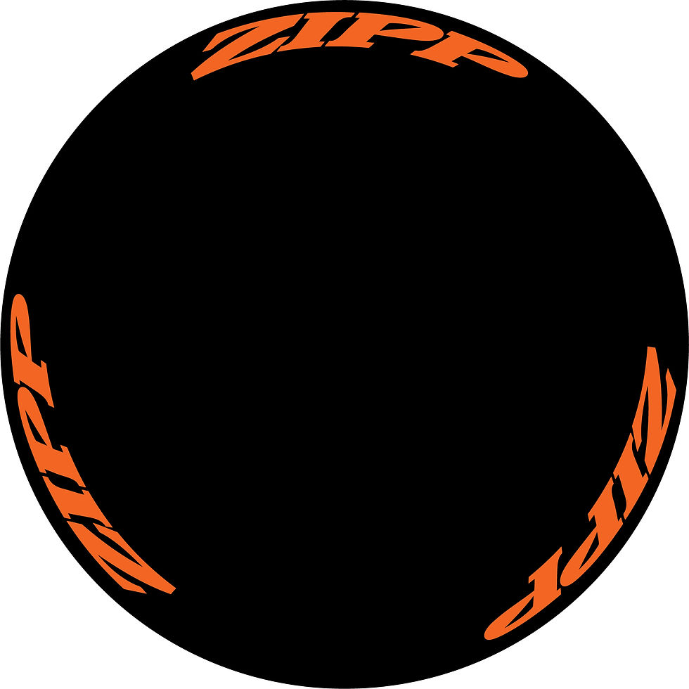 X7 Racing Logo ZIPP curved logo decal x7. For racing disc wheel. [solid version ...