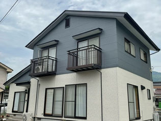 山口県周南市N様邸、屋根・外壁塗装工事完工しました。