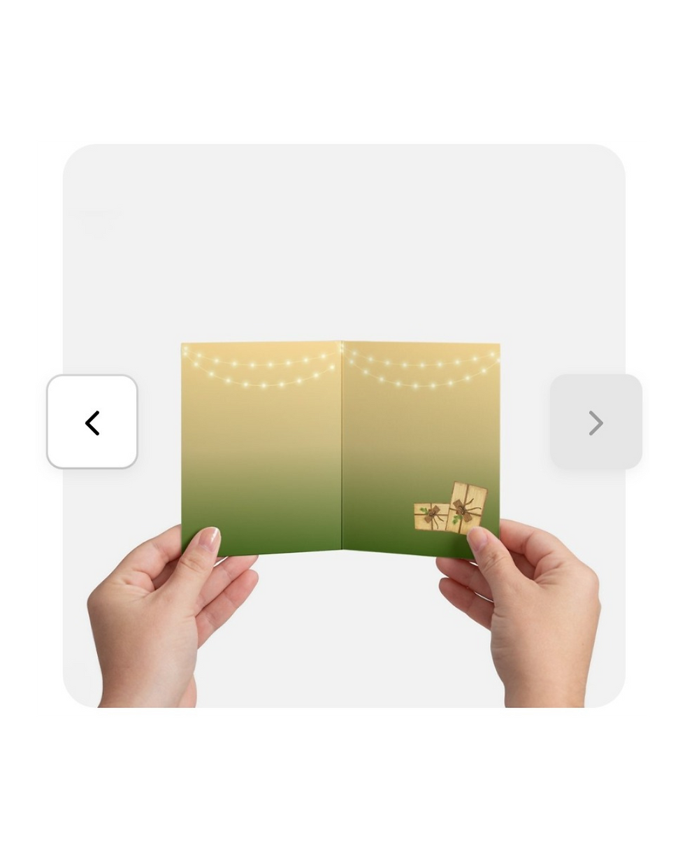 Miniature : Carte <<Joyeux temps des fêtes >>