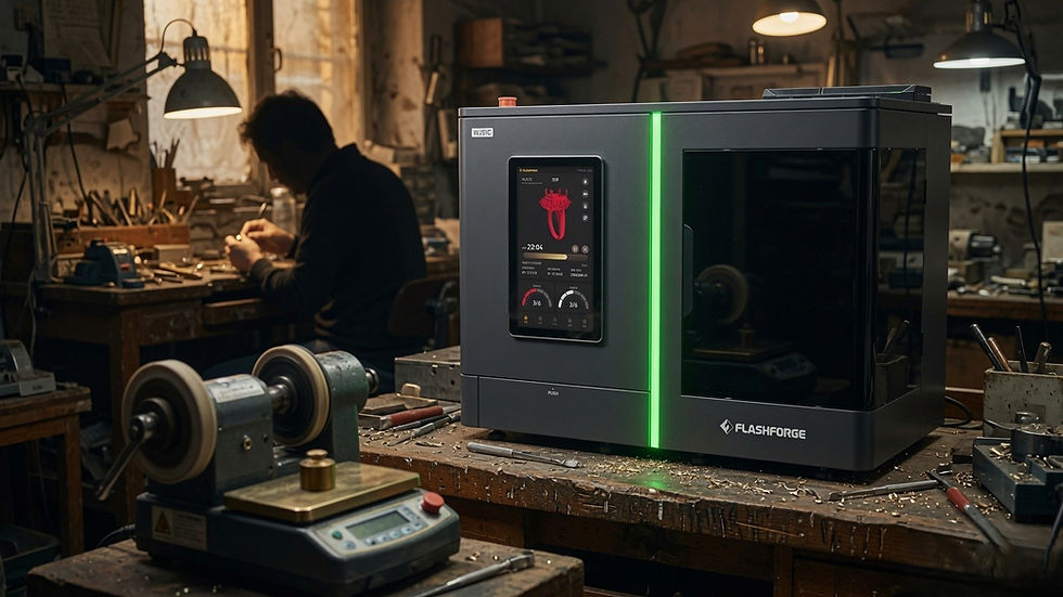 WJ51C - World's First Desktop Wax 3D Printer for Jewelry
