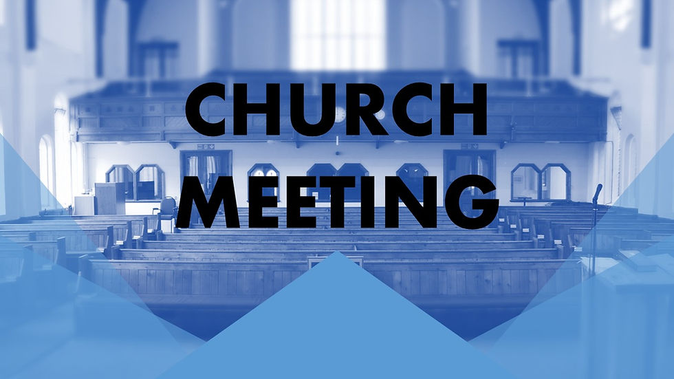 Open Church Meeting