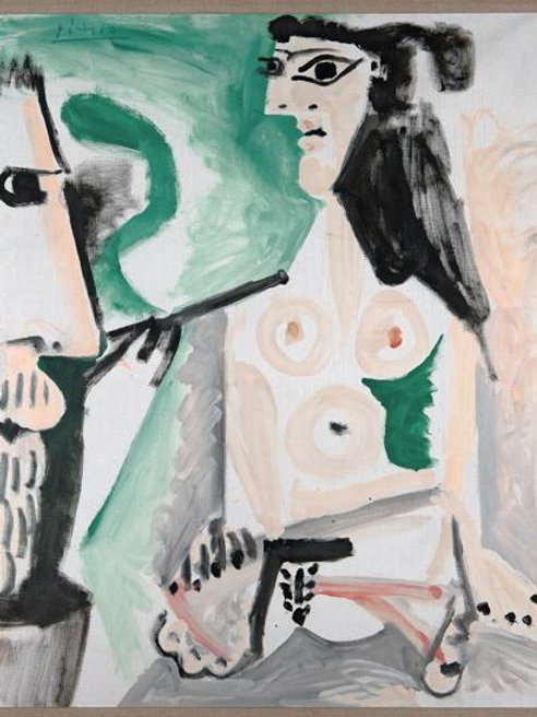 Le Peintre et Son (1964) by Pablo Picasso