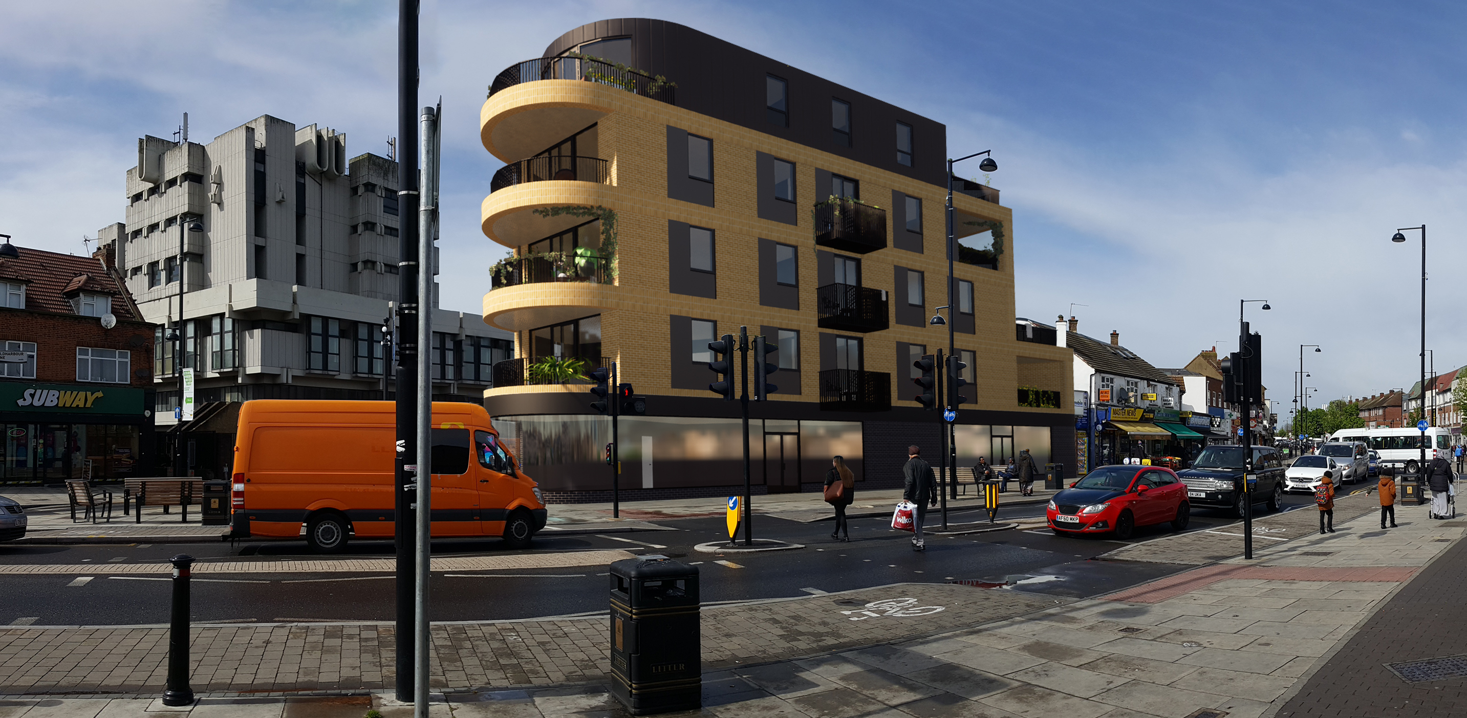 Wighton Architects Ltd — Mixed-use development , London