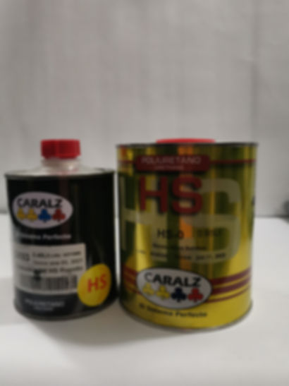 BarnizPoliuretano altos solidos caralz Cuarto con catalizador